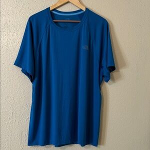 The North Face Men's Short Sleeve Tee - Vibrant Blue Flash Dry